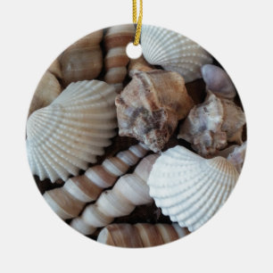 Sunny Seashells Collection Nature Summer Ceramic Ornament