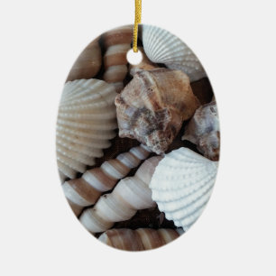 Sunny Seashells Collection Nature Summer Ceramic Ornament