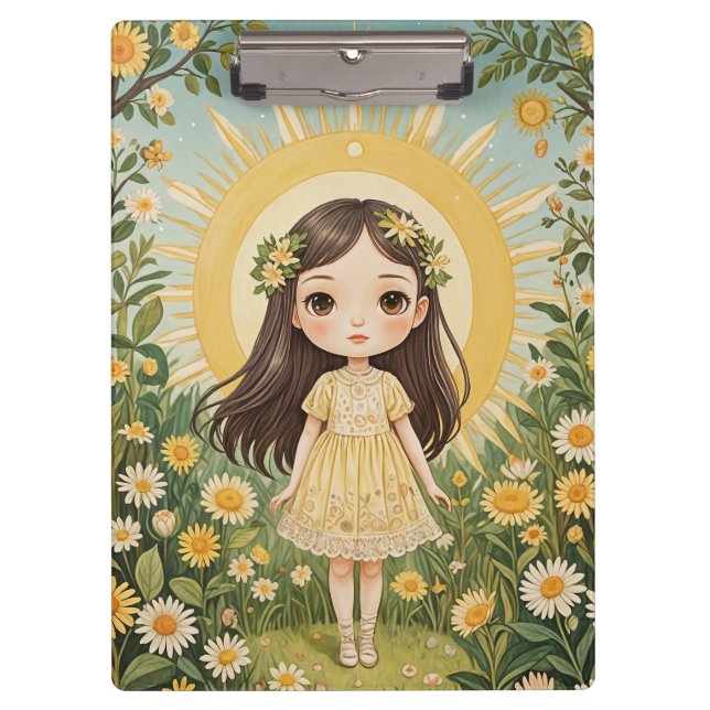 Sunny Serenade Personalized Clipboard (Front)