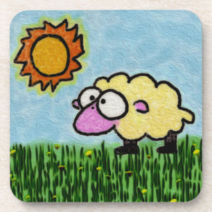Sunny Sheep Coaster
