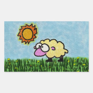 Sunny Sheep Sticker