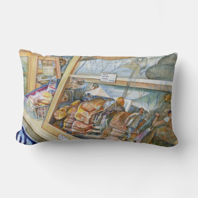 Sunny Side of Insanity Lumbar Pillow (Front)