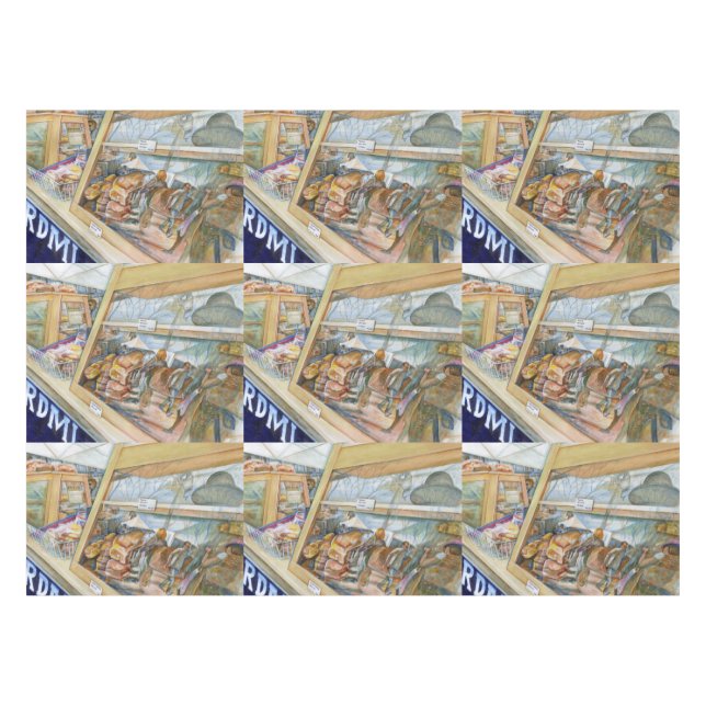 Sunny Side of Insanity Tablecloth (Front (Horizontal))