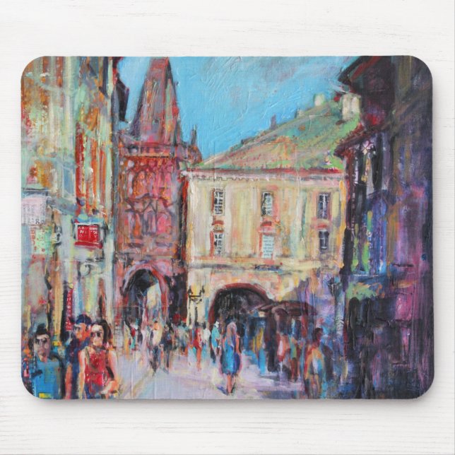 Sunny Side Prague Mouse Pad (Front)