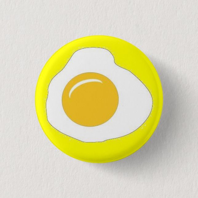 Sunny Side Up 1 Inch Round Button (Front)