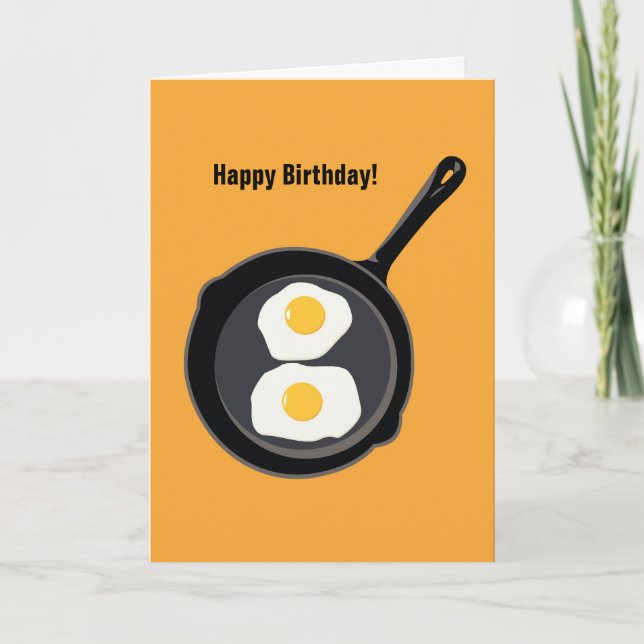 Sunny Side Up Birthday Card (Front)
