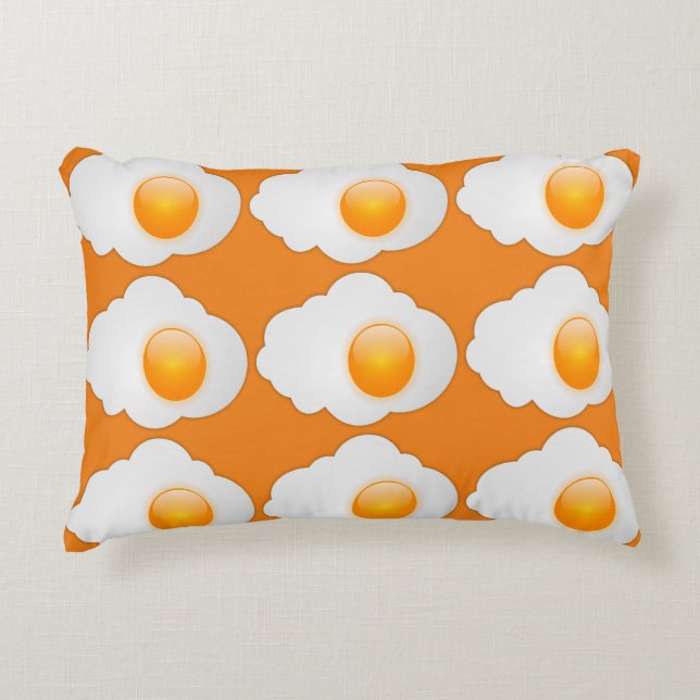 SUNNY-SIDE UP EGG  THROW PILLOW (Front)