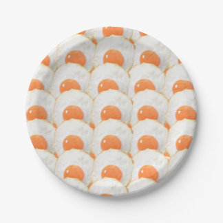 Sunny Side Up Eggs Paper Plate