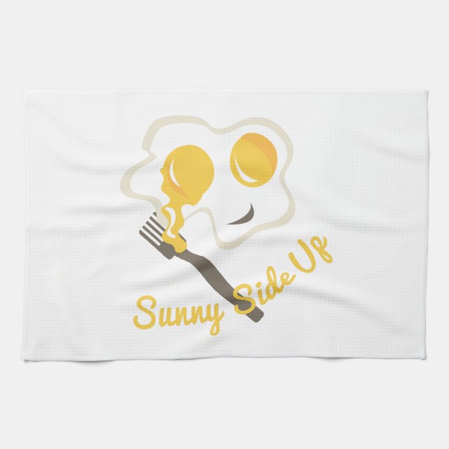 Sunny Side Up Kitchen Towel (Horizontal)
