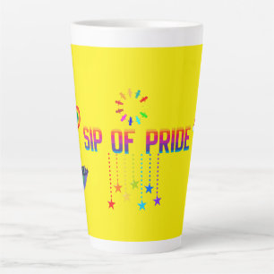 SUNNY SIDE UP SIP OF PRIDE 20 OZ. accent Latte Mug