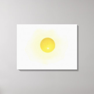 Sunny Side Up Vector Egg Canvas Print