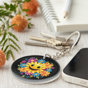 Sunny Smiles Keychain