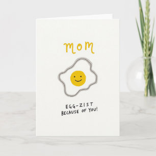 Sunny Smiles Mom Illustration Card