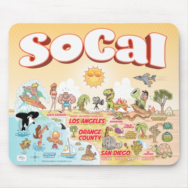 Sunny SoCal Mouse Pad (Front)