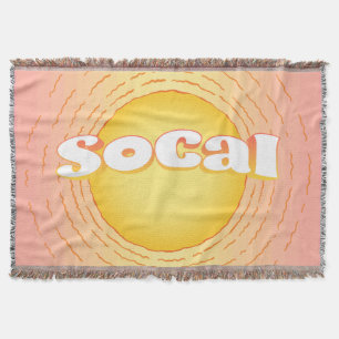 Sunny SoCal Throw Blanket