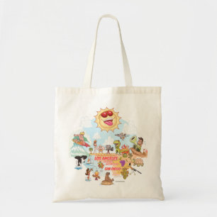 Sunny Southern California Cartoon Tote Bag
