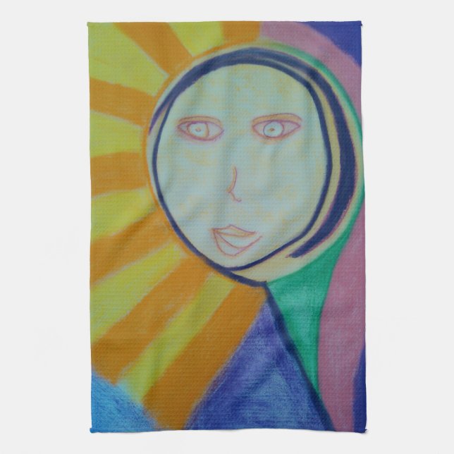 Sunny Spirit Kitchen Towel (Vertical)