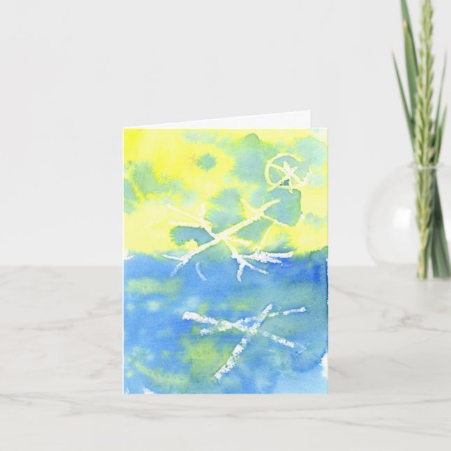 Sunny Splash Thank You Card (Front)