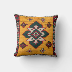 Sunny Splendor : Coussins de Kilim Jaune