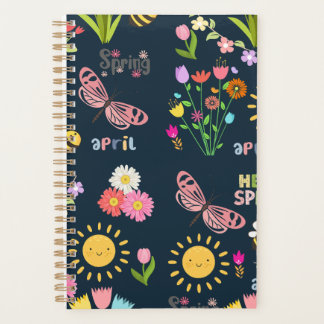 Sunny Spring Blooms Floral Design with Buzzing Bee Planner