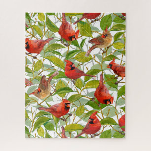 Sunny Spring Cardinals Puzzle