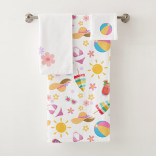 Sunny Summer Bath Towel Set
