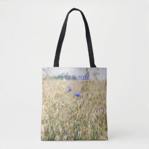 Sunny summer fields tote bag