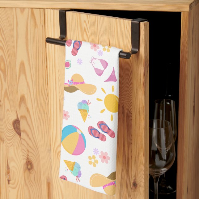 Sunny Summer  Kitchen Towel (Thirds Fold)