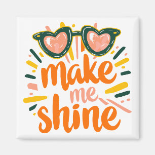 Sunny Summer Shine Lettering Magnet
