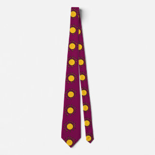 Sunny Sun Plum Tie