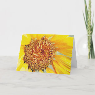 Sunny Sunflower Blank Note Card