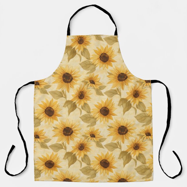 Sunny Sunflower Garden Apron (Front)