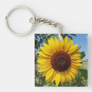 Sunny Sunflower Keychain