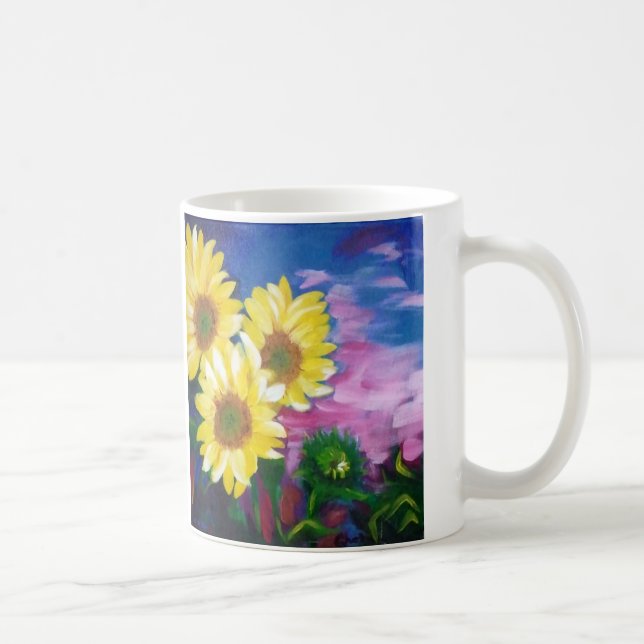 Sunny Sunflower Mug (Right)
