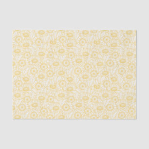 Sunny Sunflower Pattern Tissue Paper
