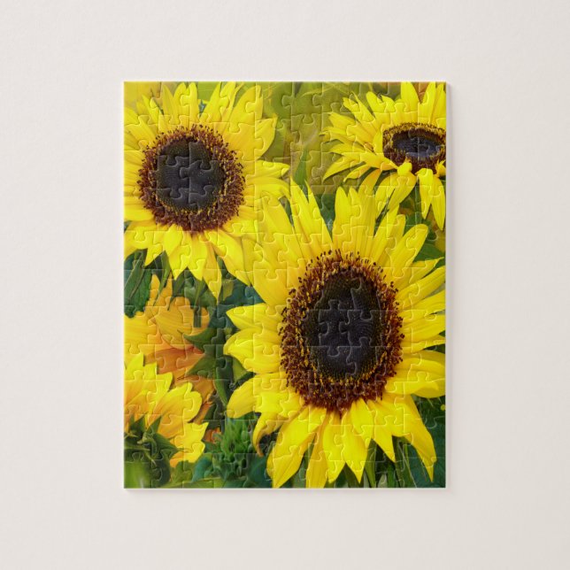 Sunny Sunflowers Jigsaw Puzzle (Vertical)