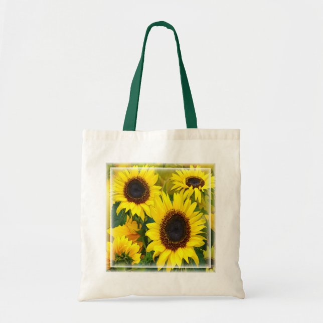 Sunny Sunflowers Tote Bag (Front)