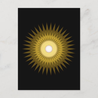 sunny symbol postcard