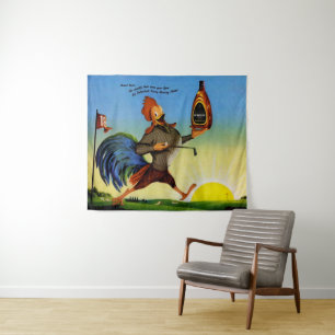 Sunny the Schenley Bourbon rooster Tapestry