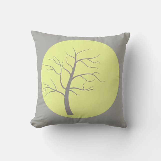 Sunny Tree funky Pillow (Front)