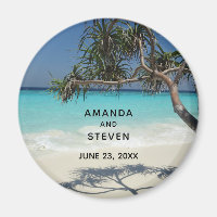 Sunny Tropical Beach Ocean Paradise Wedding