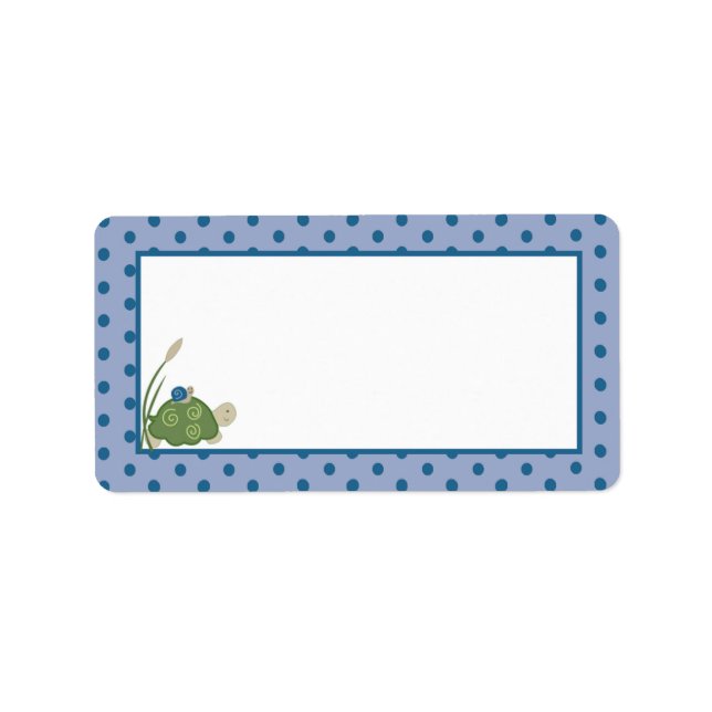 Sunny Turtle Mailing Address Label (Front)