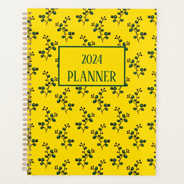 Sunny Twigs Pattern Planner (Front)