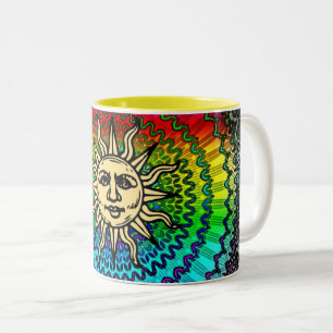 Sunny Two-Tone Coffee Mug