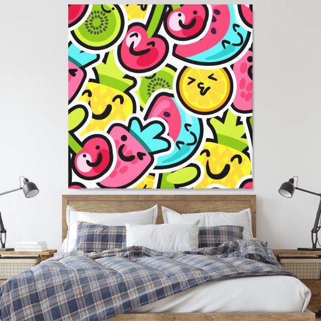 Sunny Vibes – Your Summer Store ☀️🏖️ Canvas Print (Insitu(Bedroom))