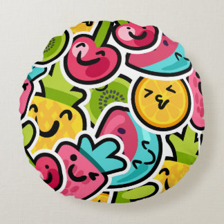 Sunny Vibes – Your Summer Store ☀️🏖️ Round Pillow