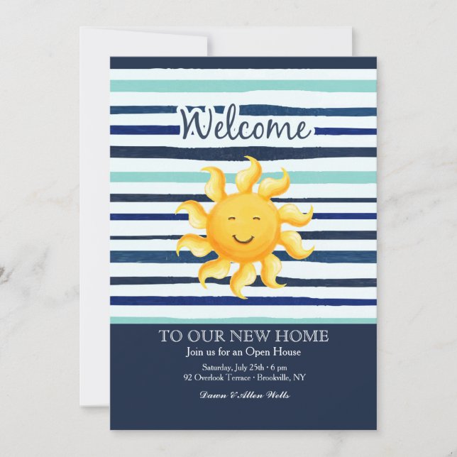 Sunny Welcome Invitation (Front)