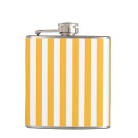 Sunny yellow and white candy stripes