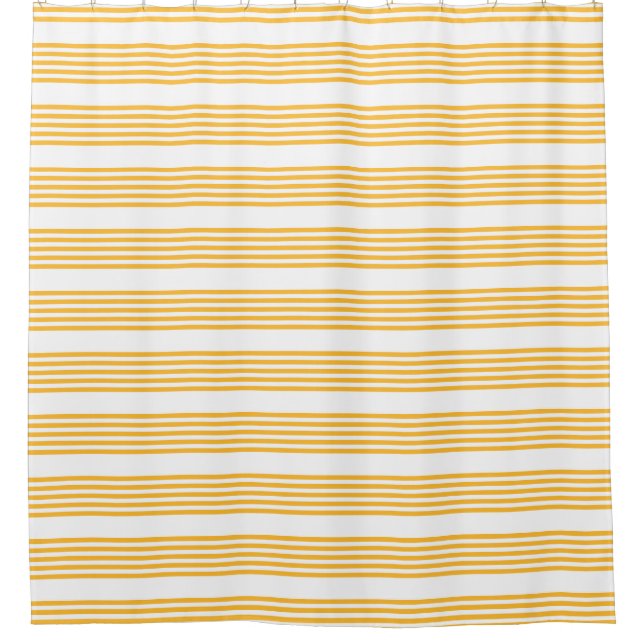 Sunny yellow and white five stripe pattern (Front)