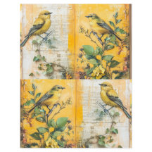 Sunny Yellow Bird Junk Journal